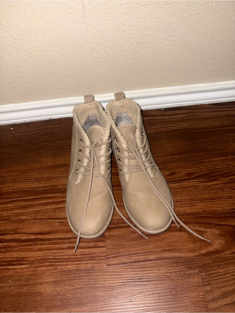 Sonoma Faux Sherpa Lined Lace-Up Ankle Boots